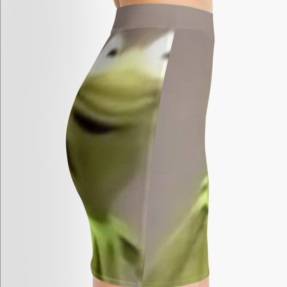 Redbubble Phil Collins Head graphic Mini Skirt in mixed black and white Medium - Picture 7 of 8